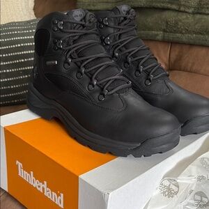 Timberland Men's Black Leather Boots